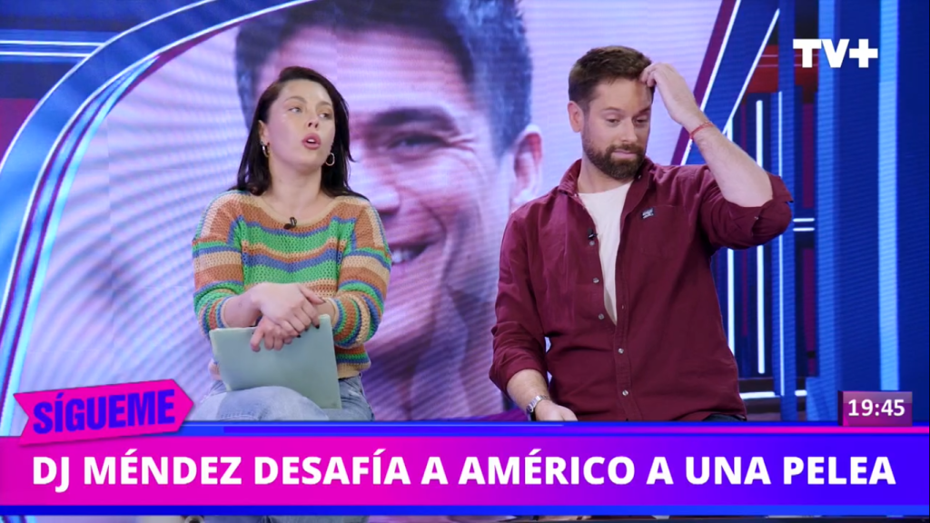 Daniela Aránguiz y Michael Roldán a gritos por polémica de DJ Méndez: "Agarras lo que te conviene"