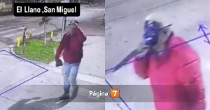 Captan a sujeto enmascarado que recorre San Miguel a las 3:00 am con cuchillo carnicero en mano