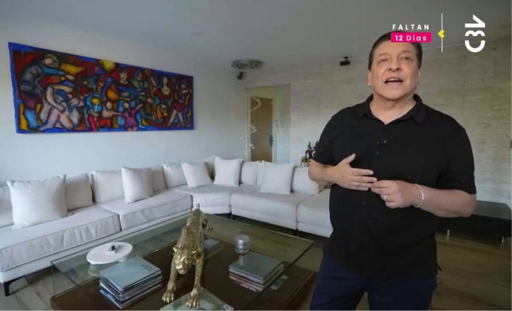 Julio César Ródríguez mostró su casa en La Divida Comida: enseñó su “santuario personal”