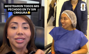 Naya Fácil reaccionó impactada al ver su operación 