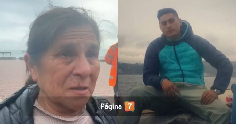 El dramático llamado de madre de pescador desaparecido en Vichuquén: “Lo único que le pido a Dios…”