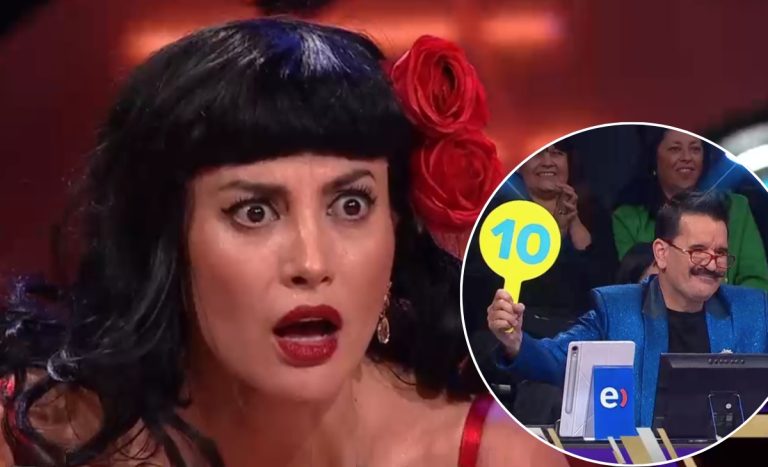 La divertida reacción de Karen Paola tras recibir evaluación perfecta de Vasco en 'Fiebre de Baile'