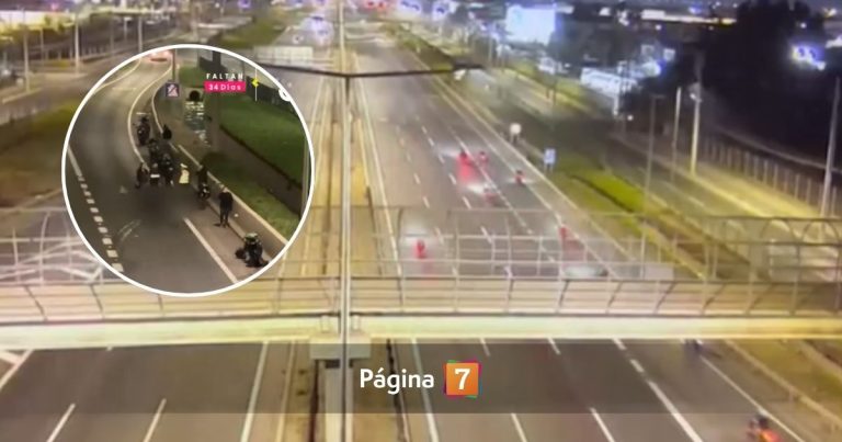 Video muestra fatal accidente de motociclistas en Ruta 5 Norte: uno circulaba a 180 km/h