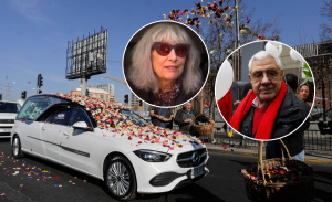 “Fue un gran amor”: la emotiva despedida de la viuda de Julio Jung en su último adiós