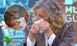 Kathy Salosny emocionada hasta las lágrimas al recordar íntimo momento en aniversario de Mucho Gusto