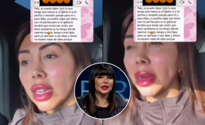 “No le voy a mandar plata”: Naya Fácil denunció mensajes de supuesta madre de Angie Jibaja