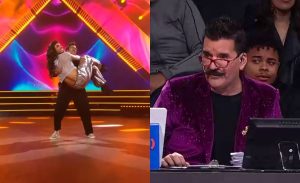 Betsy Camino sorprendió con llamativa imitación de Vasco Moulian en Fiebre de baile: 