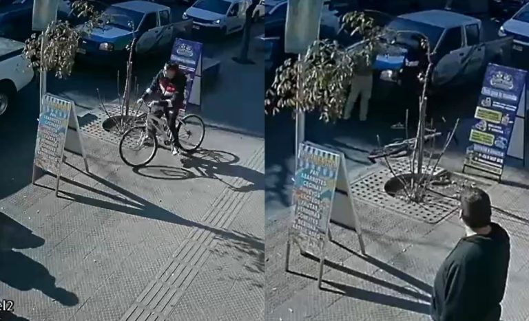 Video muestra cómo un carabinero en retiro disparó en plena calle a un ciclista tras altercado vial