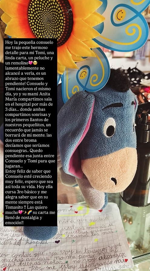 La carta que recibió Tomás Bravo y que emocionó a su madre