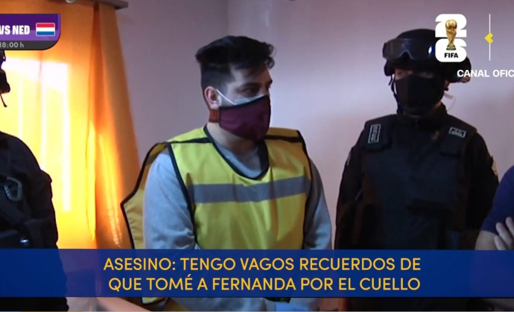 La confesión de Felipe Rojas por asesinato de Fernanda Maciel