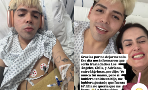 El emotivo mensaje de Diego Pánico a Adriana Barrientos tras salir del riesgo vital: "Si hubiera tenido un hijo, me habría gustado que fueras tú"