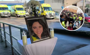 Conmovedora despedida a enfermera del SAMU que murió en trágico accidente en Coronel