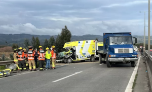 Así fue la fatal colisión múltiple en Coronel