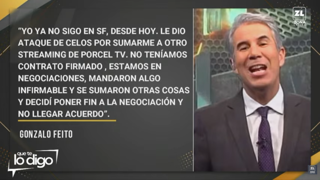 Sin Filtros cambia conductor tras cruce de Gonzalo Feito y Sebastián Eyzaguirre: "Un saco de m..."