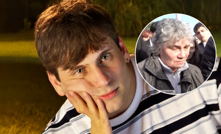 El desgarrador mensaje de la madre de Gaspi en masivo homenaje a su hijo: 