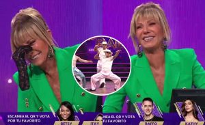 Raquel Argandoña se sonrojó con coqueto paso de los Power Peralta en Fiebre de baile: “Bien dotados”