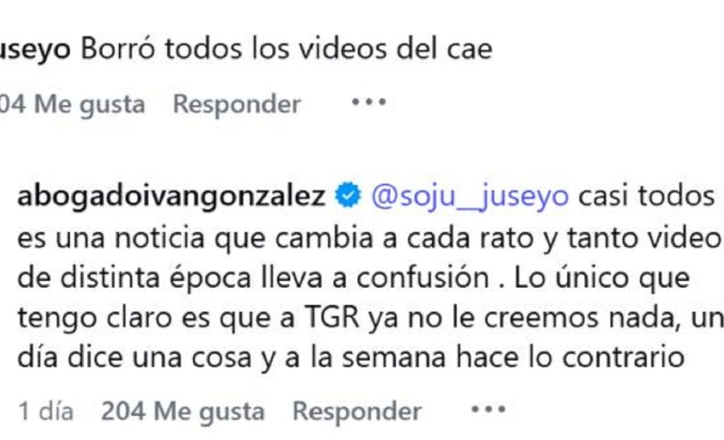 La aclaración de abogado Iván González tras borrar publicacioines referentes al CAE