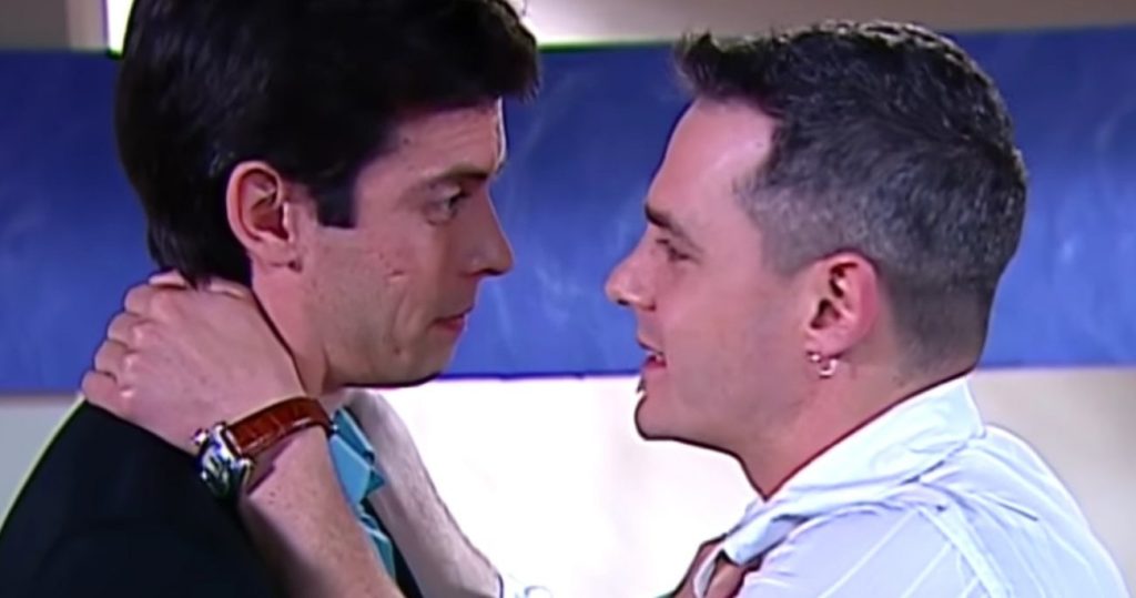 Escena censurada en Cómplices: Ricardo Fernández y Nestor Cantillana
