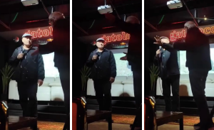 El inesperado momento de Ricardo Meruane en Talca: espectador se subió al escenario y lo encaró