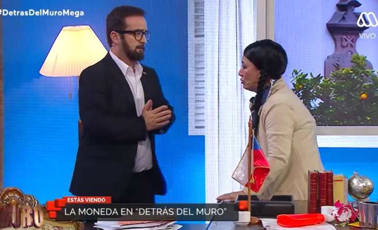 Toto Acuña reapareció como Boric en 'Detrás del Muro': se reencontró con 'Chofi'