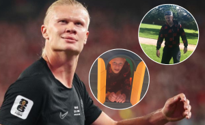 Antes de romperla en el Mundial: el desconocido pasado como rapero de Haaland que se volvió viral