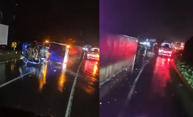 Emergencia en Ruta 5 Sur: reportan choque de al menos dos camiones y un automóvil en Collipulli