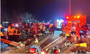 Fatal triple colisión en La Calera un muerto y siete heridos tras violento accidente