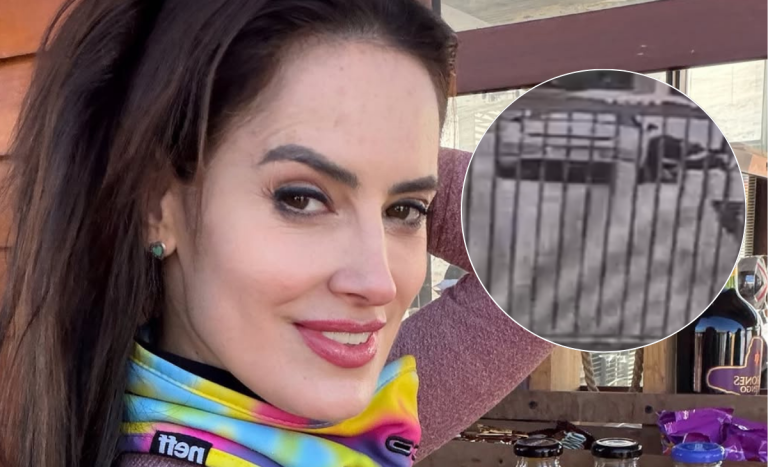 Video muestra violento portonazo a Adriana Barrientos: habría sido amenazada y golpeada con armas