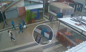 Captan momento exacto de fatal balacera en barrio Franklin: delincuentes atacaron por la espalda