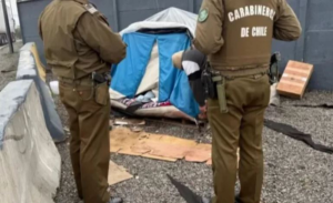 Hallan a familia con bebé de 5 meses viviendo en una carpa en Chillán en medio del frío extremo