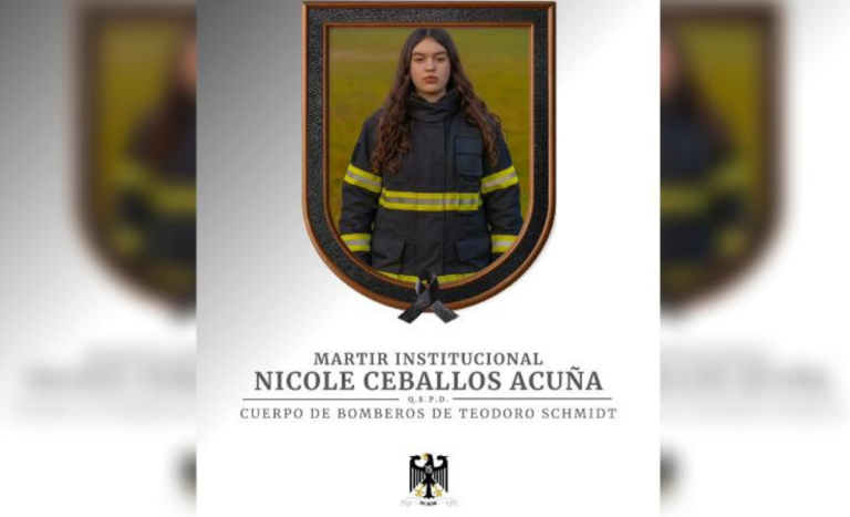 Formalizan a conductor de carro bomba por muerte de voluntaria de 20 años en La Araucanía