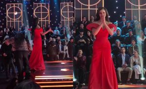 Emilia Dides asistió a la Preliminar del Miss Universo Chile: público le hizo espontánea petición