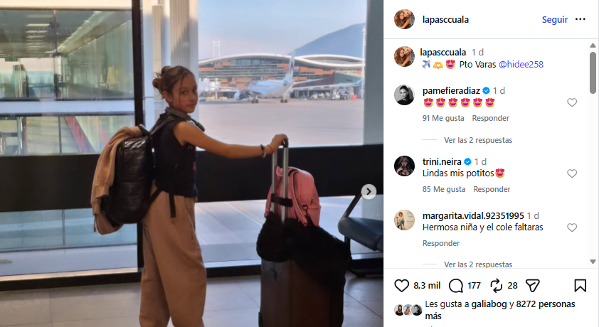 Pamela Díaz tajante ante críticas por vacaciones de su hija Pascuala: hizo alusión a Fernando Téllez