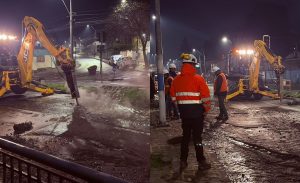 Rotura de tubería deja sin agua a sectores del Gran Concepción