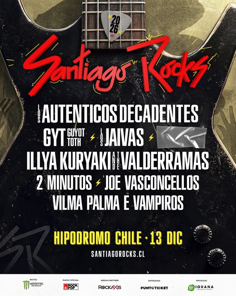Santiago Rocks 2026 reveló su line-up