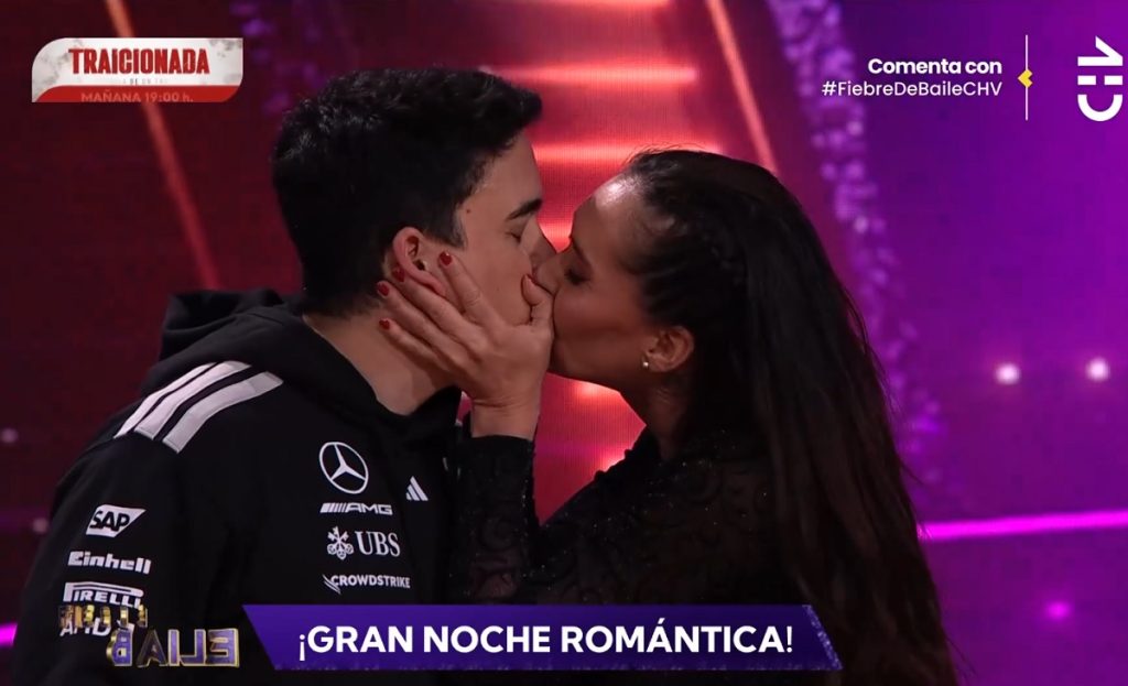 Vale Roth y su esposo Miguel de la Fuente en Fiebre de Baile