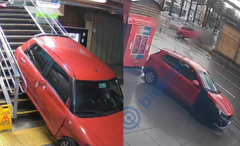 Video captó momento en que auto ingresó a estación de Viña del Mar: una fallecida y cuatro heridos