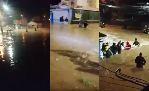Abuelita, agárrese de mi cuello conmovedor rescate en medio de inundaciones en Angol