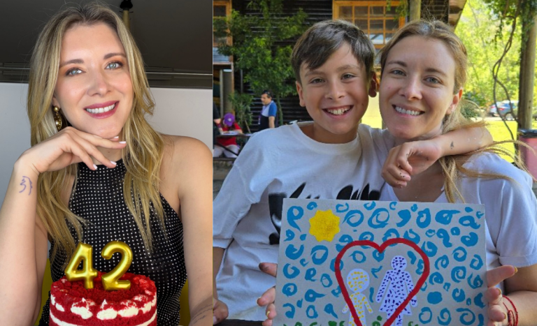 Carla Jara celebró sus 42 años y reveló el especial gesto de su hijo Mariano: 