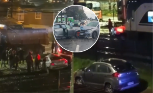 Conductor ebrio irrumpió en emergencia y atropelló a tres bomberos en Chiguayante