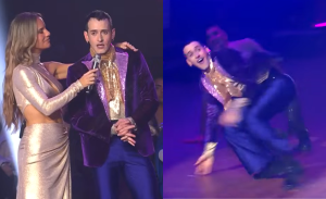 El reclamo de Raffo tras resbalar y obtener baja nota en final de Fiebre de Baile Está lleno
