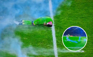 Lanzan bombas de ruido a arquero de Huachipato en duelo ante Coquimbo: partido fue suspendido