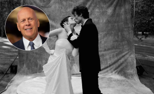 La emotiva imagen de Bruce Willis en el matrimonio de su hija tras diagnóstico de demencia