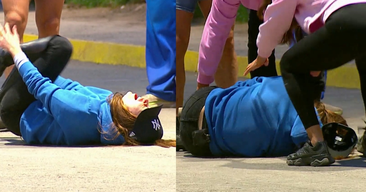 Julia Fernandes sufrió dolorosa caída en Vecinos al límite: debió intervenir personal de enfermería
