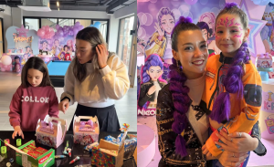 De K-Pop Demon Hunters: Cota Castelblanco celebró el cumpleaños de su hija con increíble producción