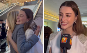El icónico encuentro entre Cecilia Bolocco y la nueva Miss Universo Chile, Dominga López