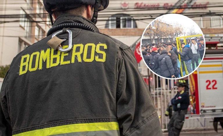 Evacúan a más de 3 mil escolares en colegio de Maipú por fuga de amoníaco desde frigorífico