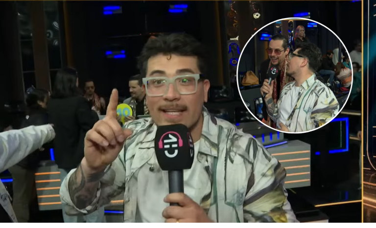 Ex Pelotón reapareció en TV durante competencia de Fiebre de Canto: apoyó a participante