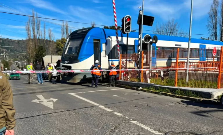 Fatal accidente terminó con adulto mayor de 73 años fallecido tras ser arrollado por tren en Temuco