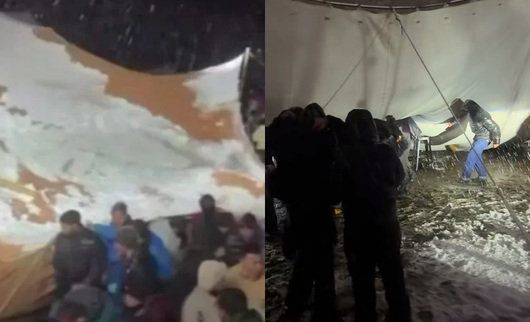 VIDEO | Carpa colapsó sobre asistentes en fiesta de Las Trancas: había cerca de 2.000 personas